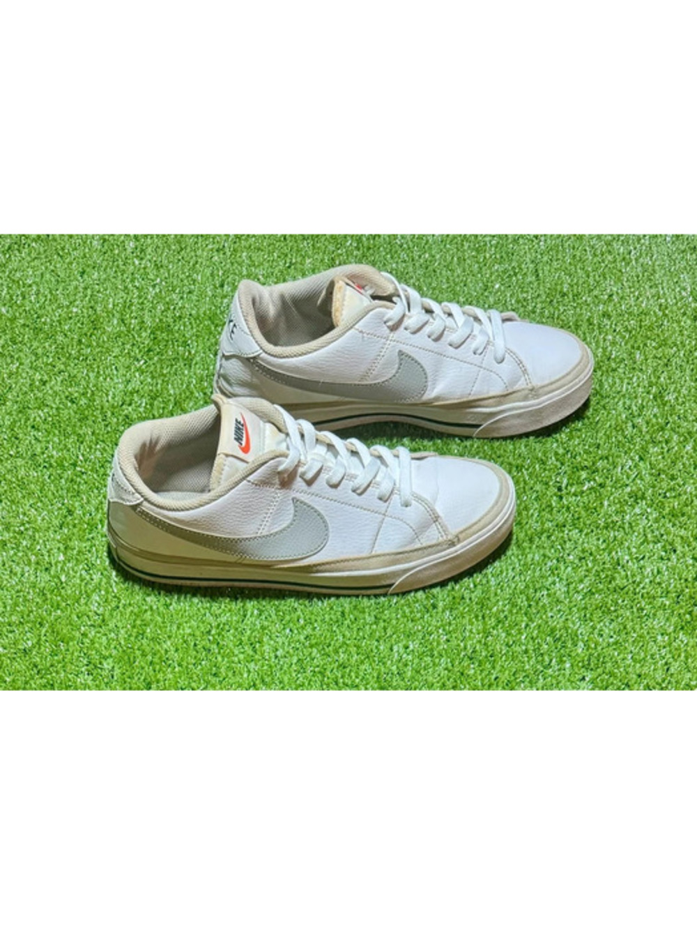 Nike Court Legacy White Gray Sneakers – Size 10